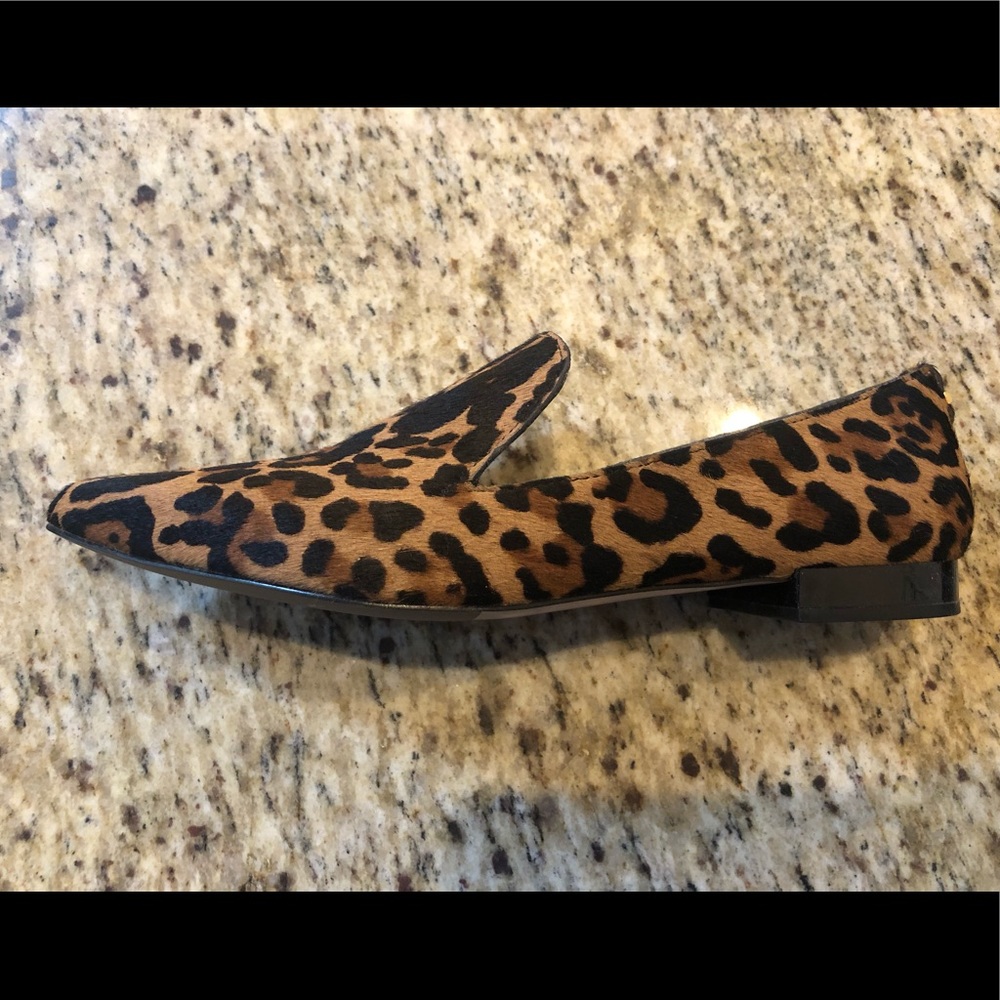 Calvin Klein Elin Winter Leopard Loafers - NWT